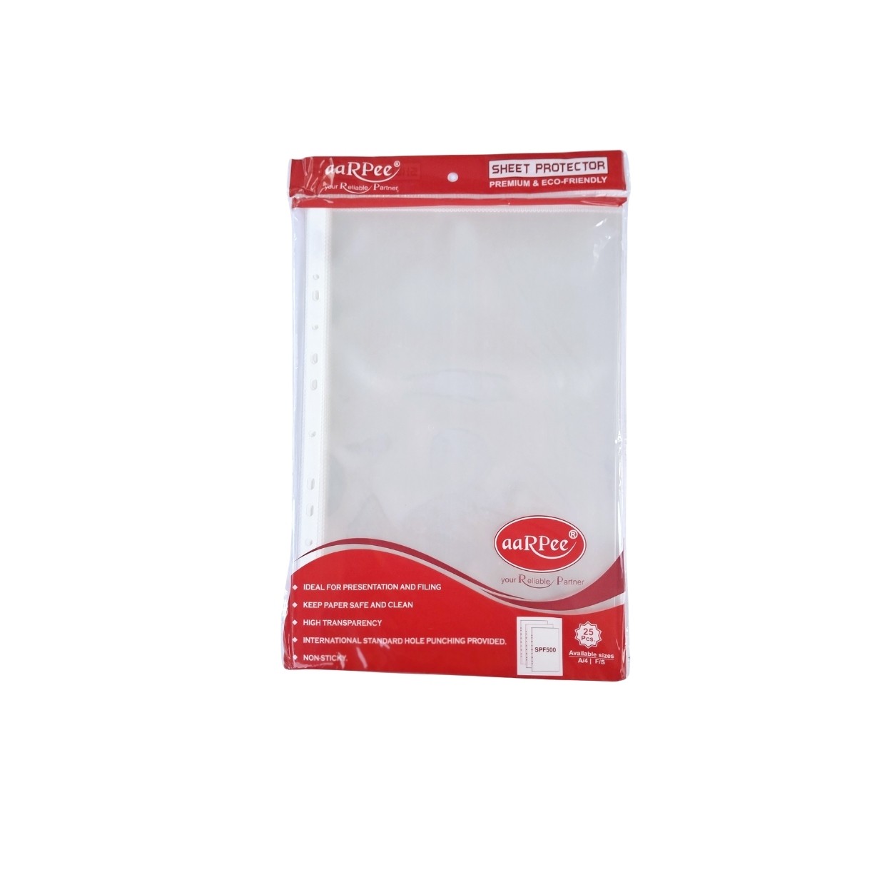 Sheet Protector | FS size | 500 micron | Pack of 25 pcs