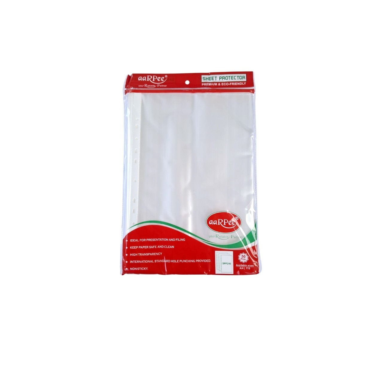 Sheet Protector | FS size | 240 micron | Pack of 50 pcs