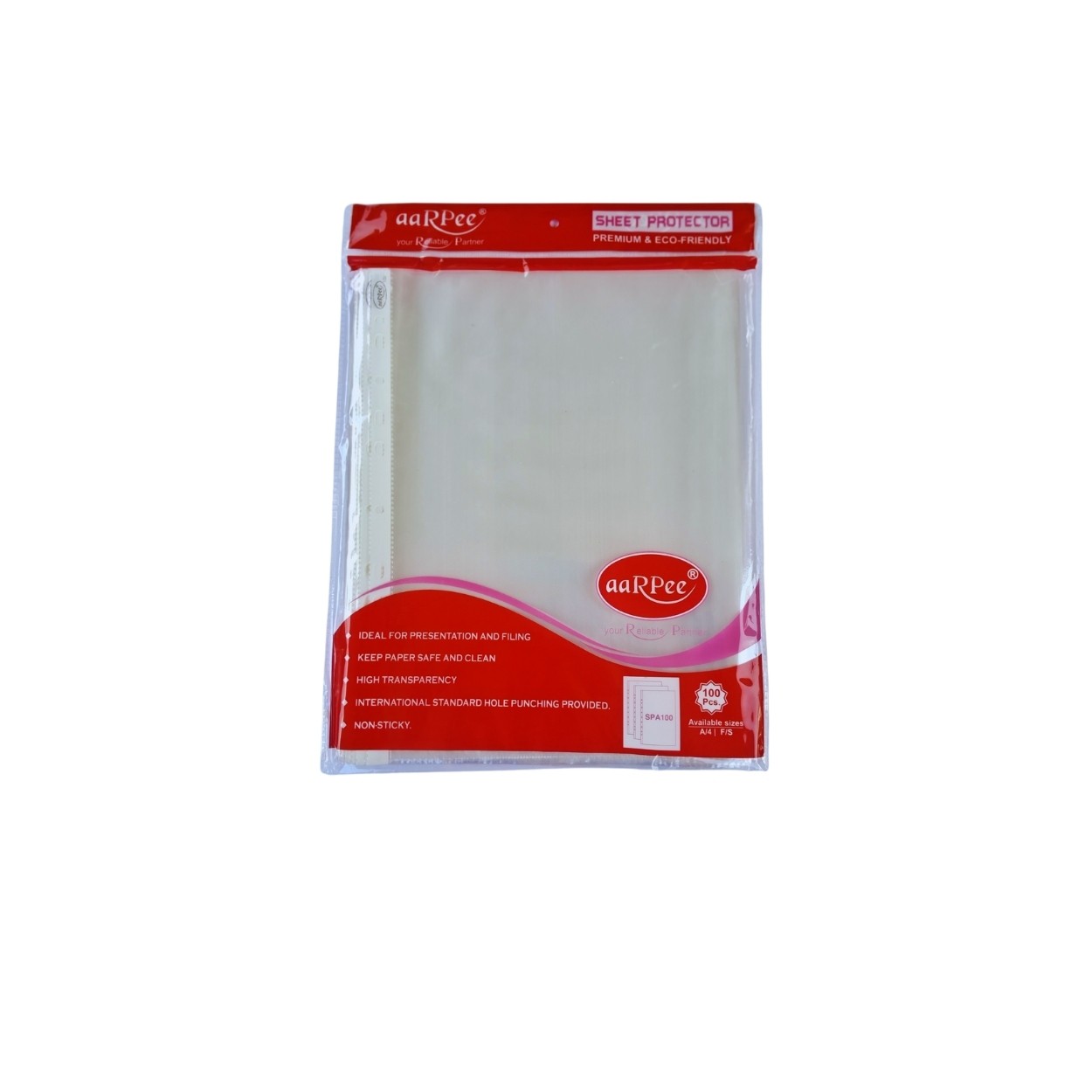 Sheet Protector | A4 size | 100 micron | Pack of 100 pcs